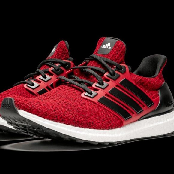 NEW Adidas Ultraboost 4.0 Power Red Core Black Size 10 US 9.5 UK 44 EUR EE3703 - Picture 8 of 11